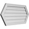 Ekena Millwork Half Round Surface Mount PVC Gable Vent w/ 2"W x 1-1/2"P Brickmould Frame, 36"W x 18"H GVPHR36X1802SN - alternate 2